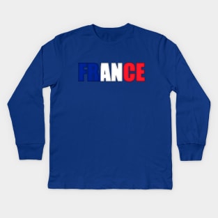 France Kids Long Sleeve T-Shirt